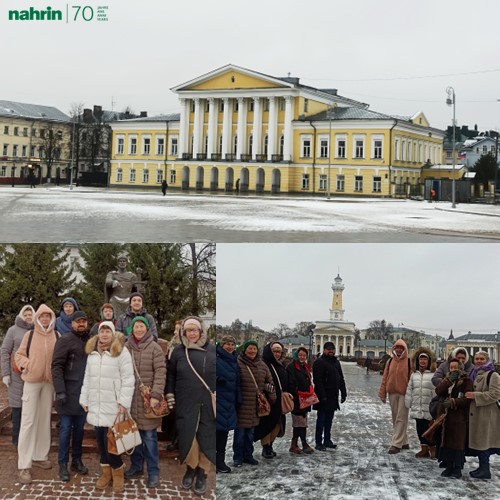 Промо поездка дистрибьюторов Свисс Нарин по Золотому кольцу 2024: групповое фото в Костроме