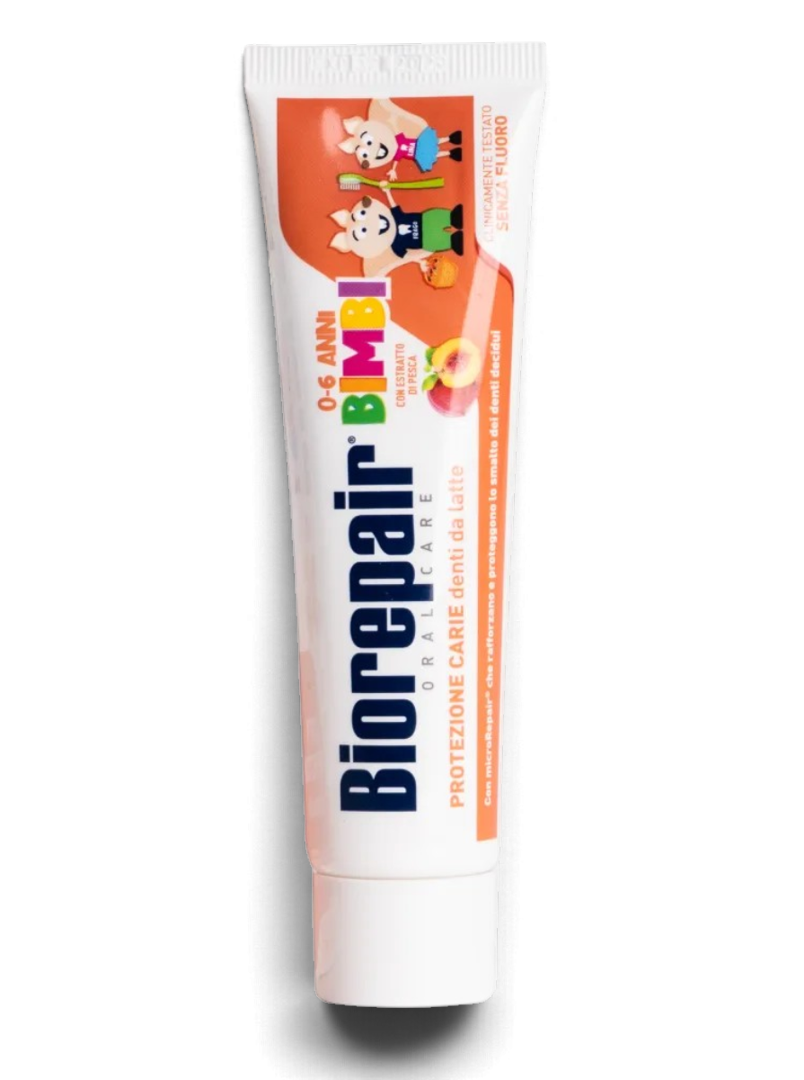 Biorepair Детская зуб паста со вкусом персика от 0 до 6 лет, 50 мл