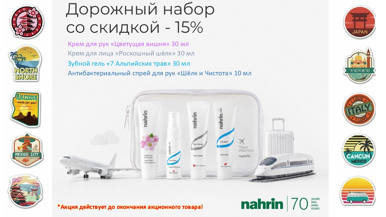 Акция: Дорожный набор "Travel kit"